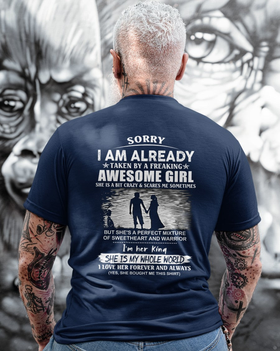 Funny Boyfriend, Husband T-Shirt - Perfect Gift from Girlfriend, Wife for Anniversary or Birthday (SKU11-08-00) TW07-00