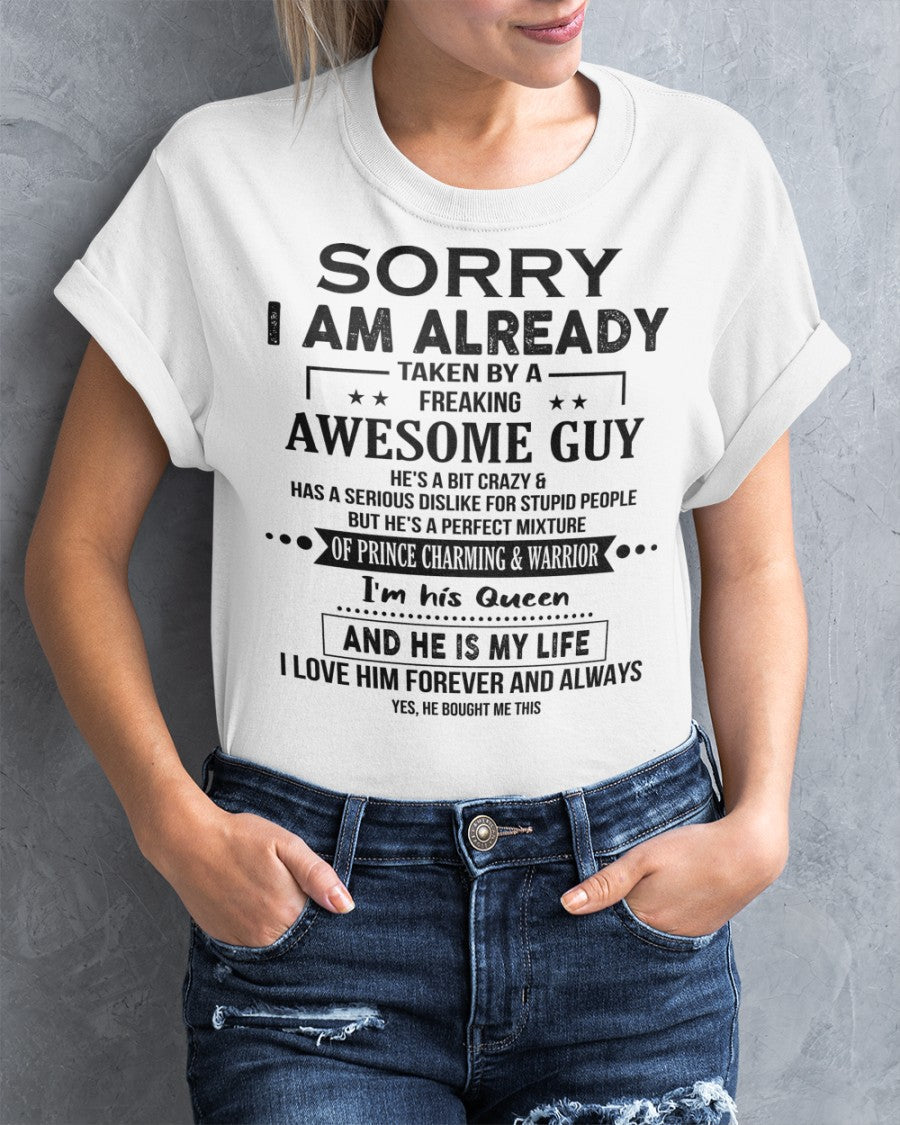 GIFT FOR AWESOME GIRL - SORRY GUY ( SKUTOP-06 )