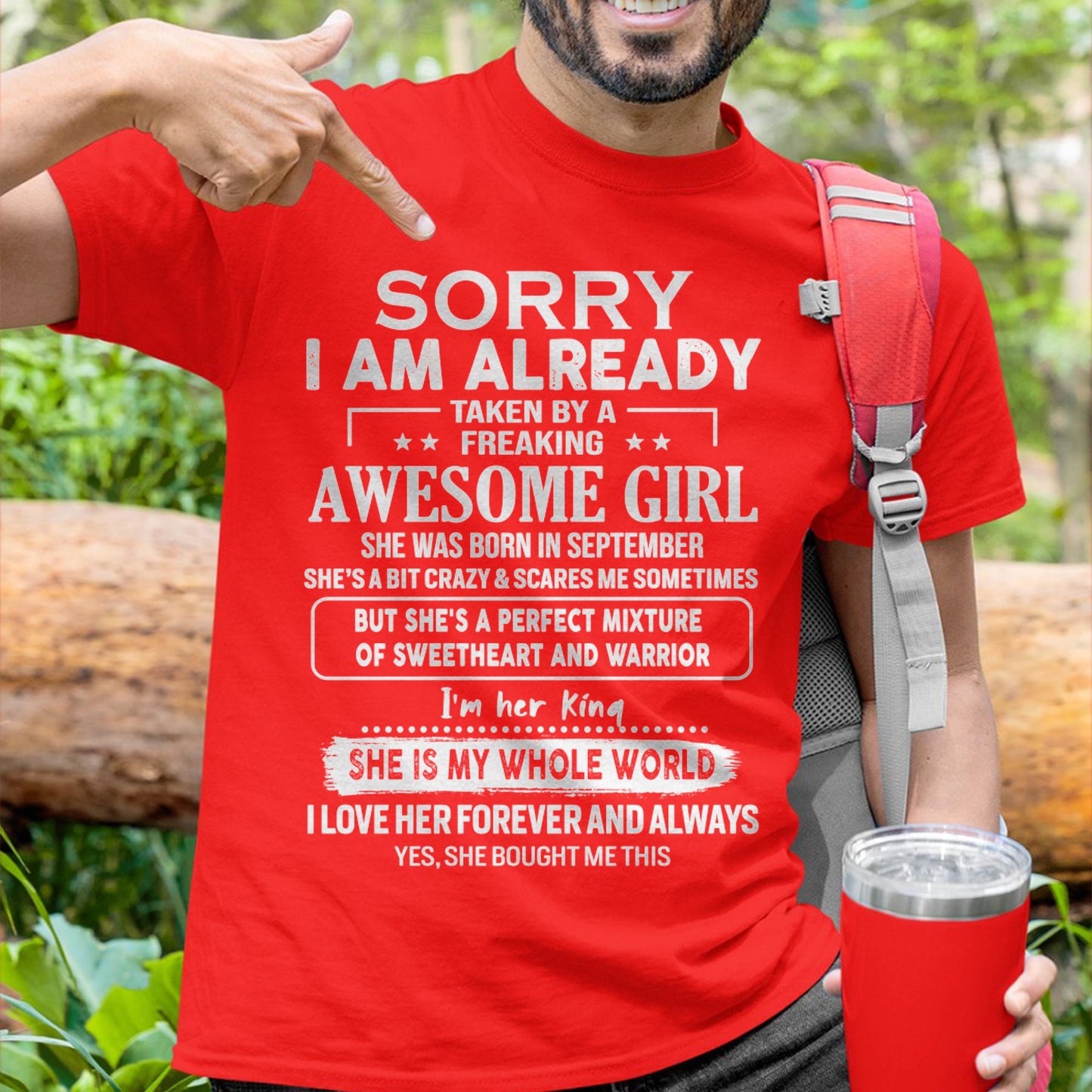 September - Awesome Girl - Perfect Gift For Your Boyfriend, Husband (SKU06-39-09)