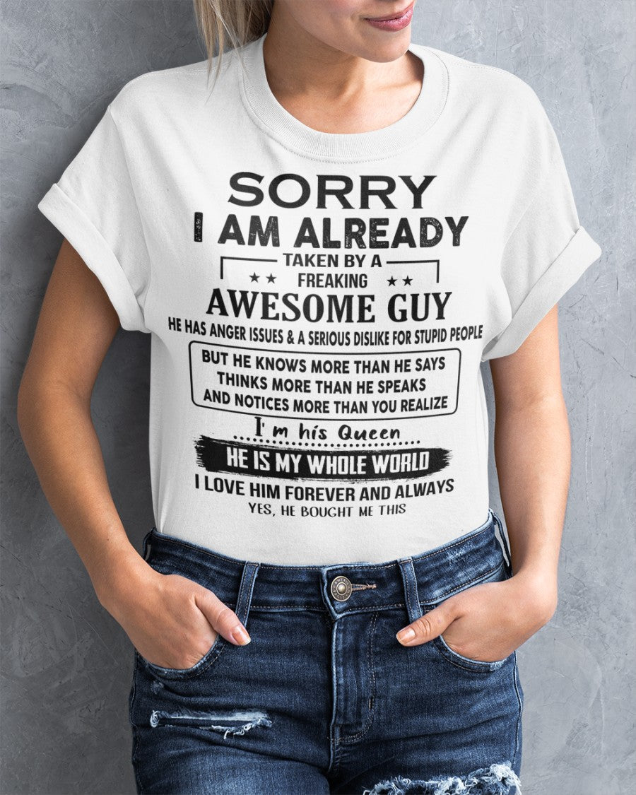 GIFT FOR AWESOME GIRL -SORRY GUY