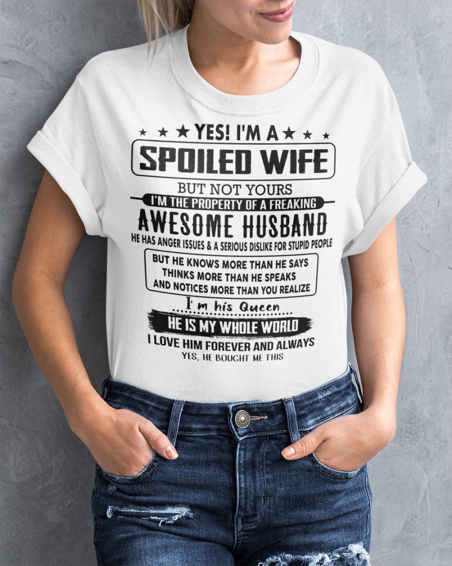 GIFT FOR AWESOME WIFE -SPOILED