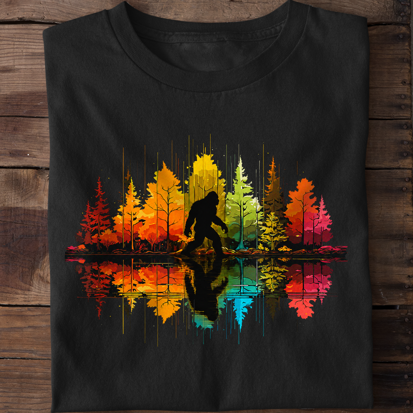 Bigfoot Walking Forest