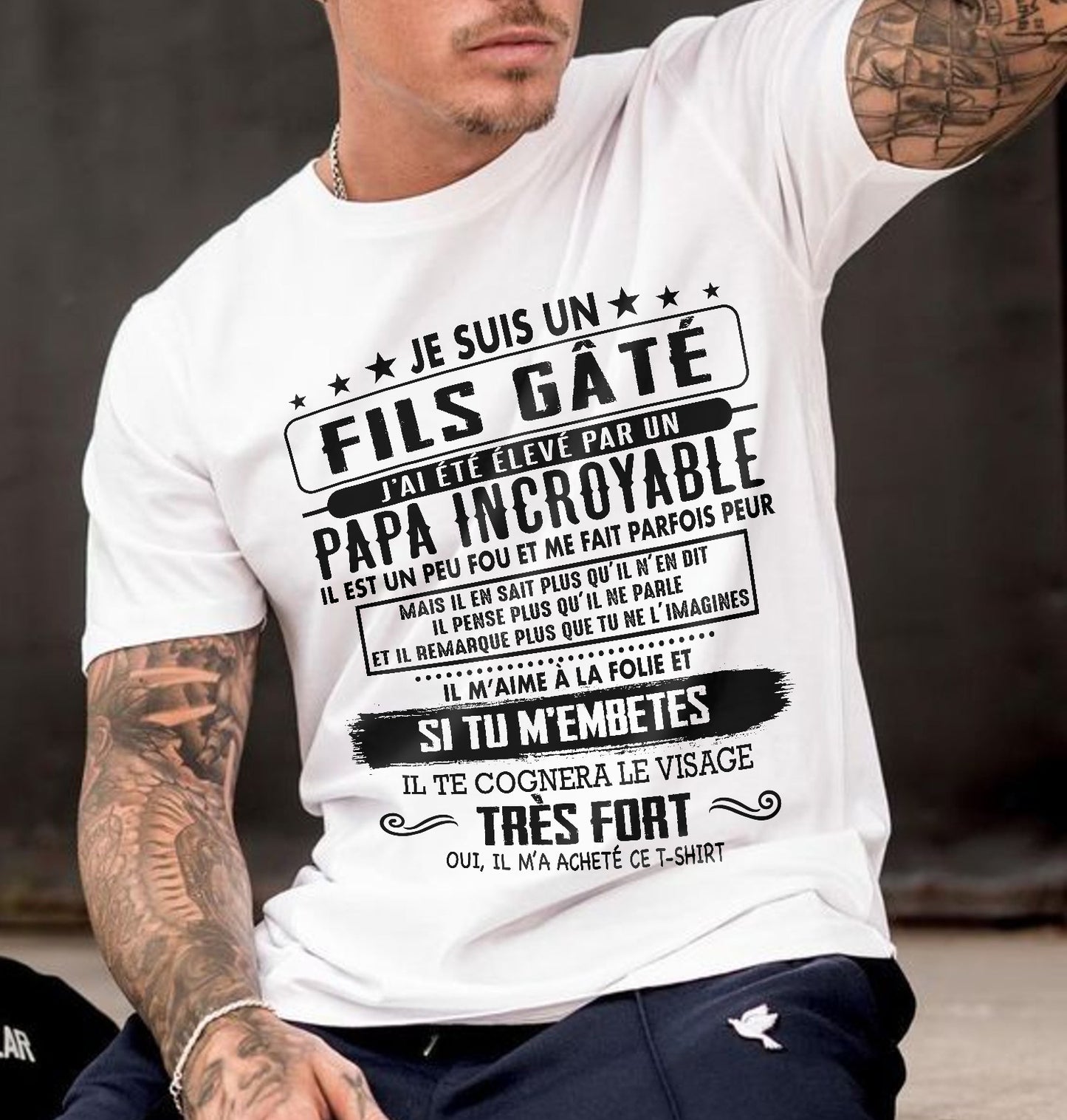 Papa génial - Cadeau parfait pour ton fils (SKUFR-DS-00)