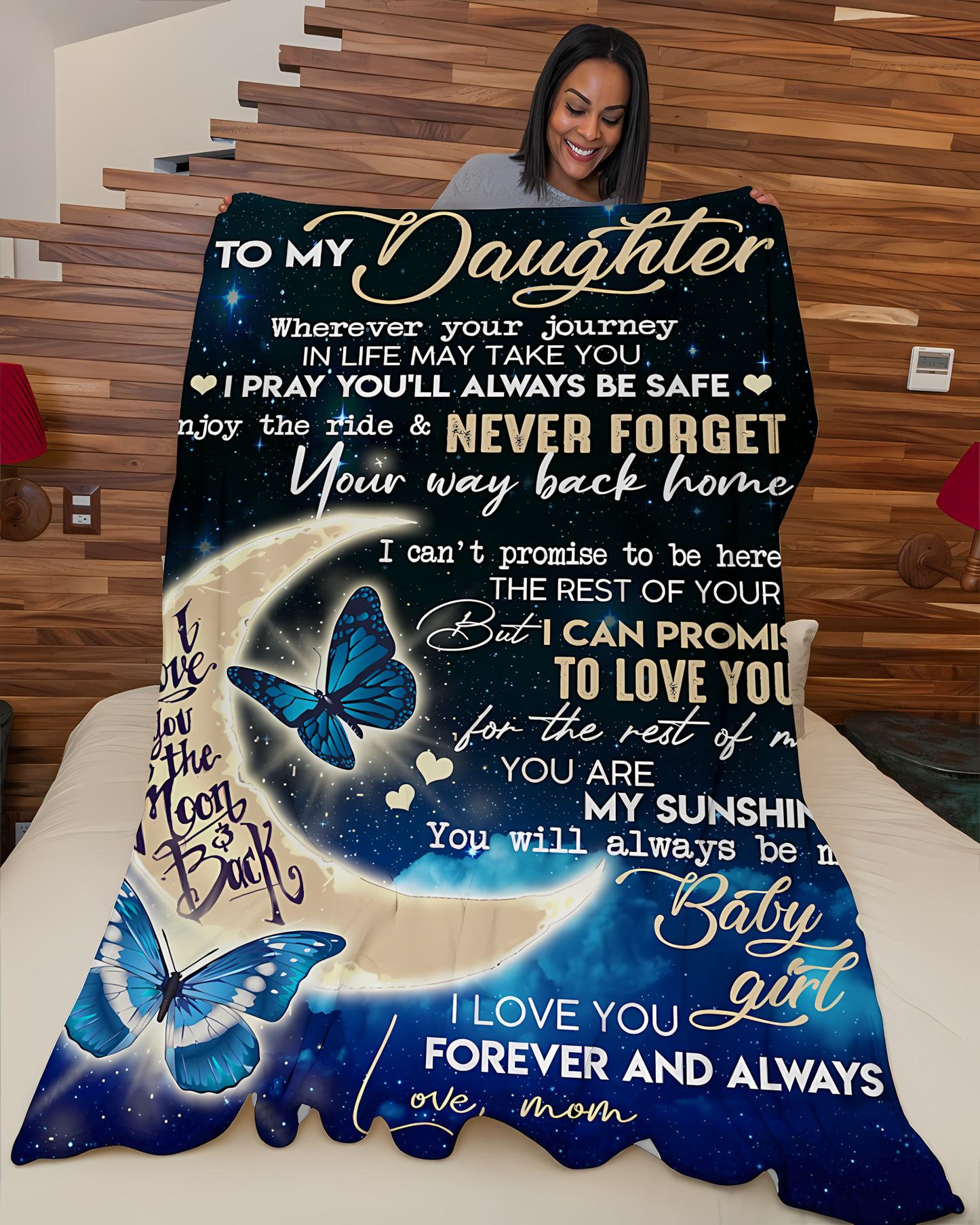 Special Gift For Your Daughter Blanket - From Mom