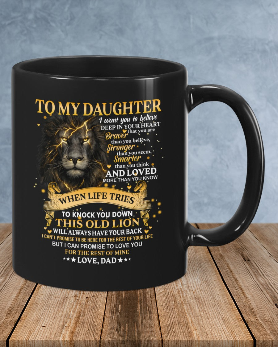 I WANT YOU TO BELIEVE - MUG FOR DAUGHTER - GIFT FROM DAD - TW07-00 (SKU2603-88)