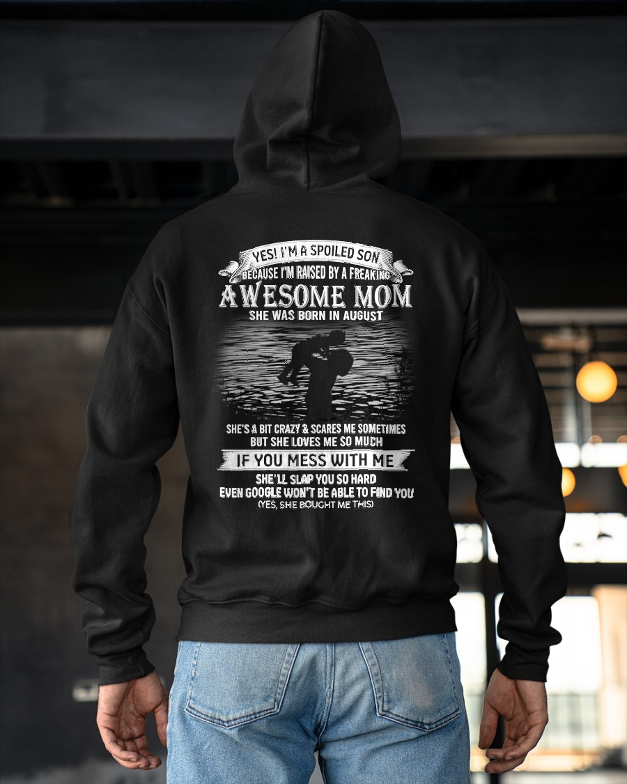 August - Awesome Mom - Perfect gift for your son (SKU2604-49-08)
