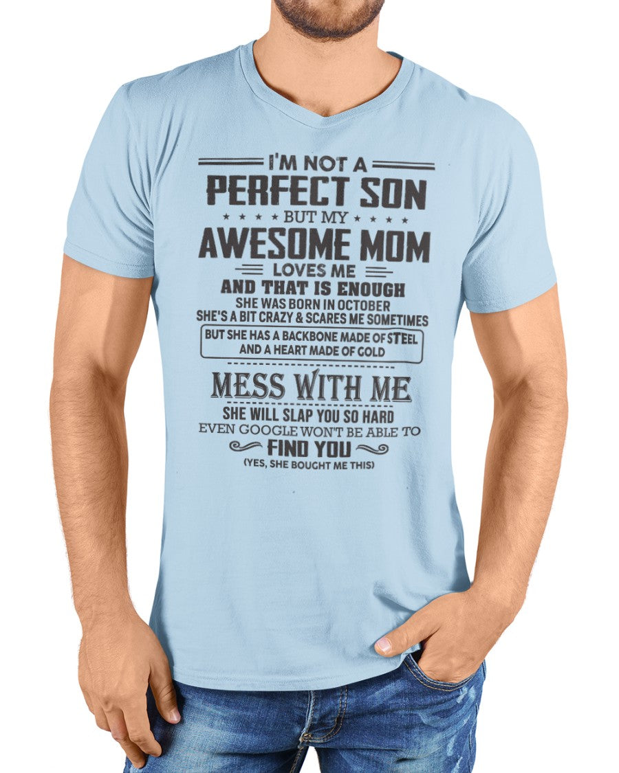 October - Awesome Mom - Perfect gift for your son (SKU06-11-10)