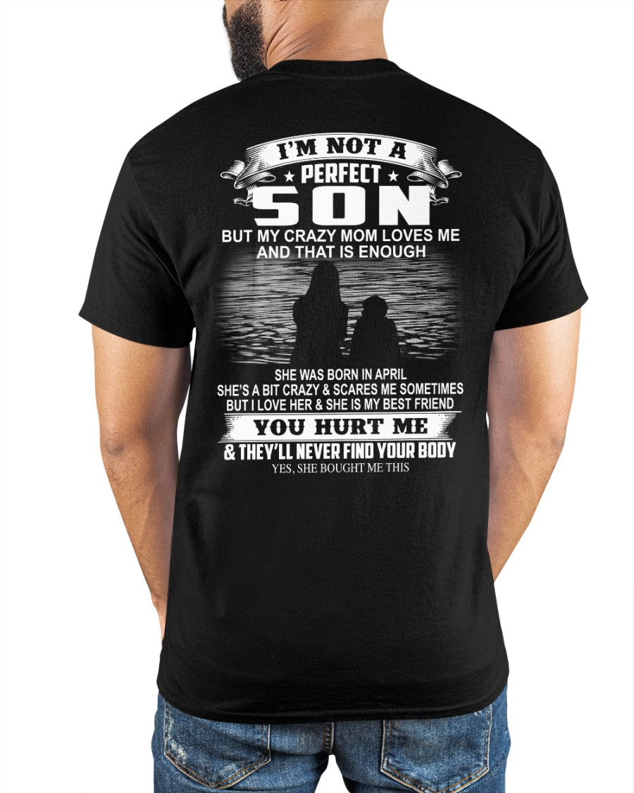 April - Crazy Mom - Perfect gift for your son (SKU07-164-04)