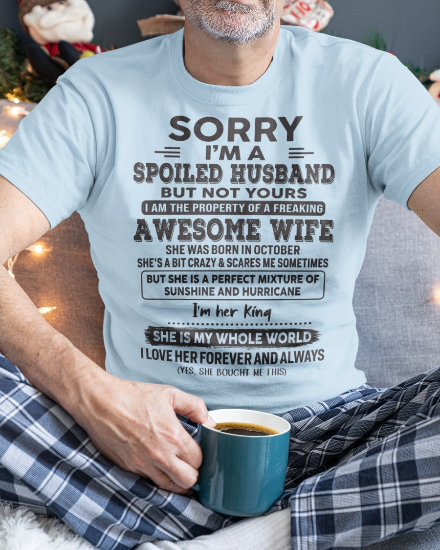 October - Awesome Wife - Perfect gift for your husband (SKU06-06-10)