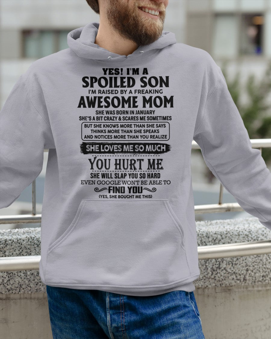 January - Awesome Mom - Perfect Gift For Your Son (SKU-SPW-01)