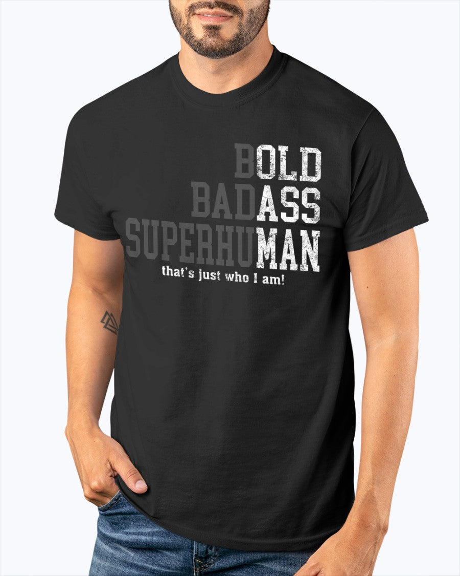 Funny Old Man Saying Gag Gift Birthday for Dad Fathers Day T-Shirt (SKU-FOM)