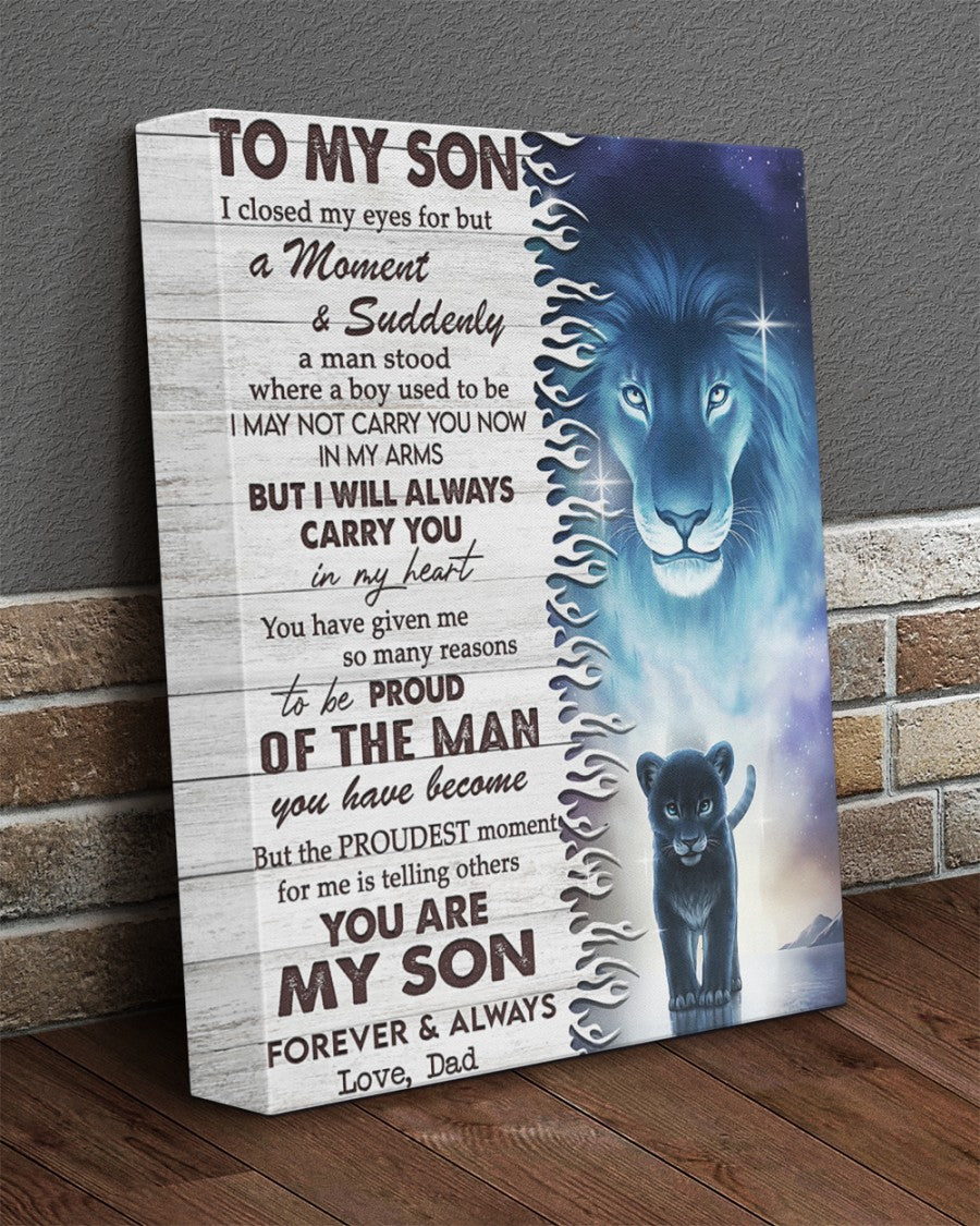 To My Son From Dad Canvas (SKUC07-13)