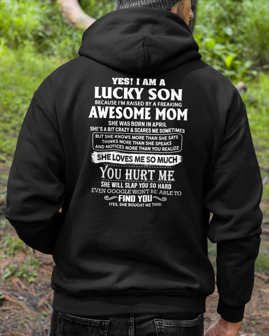 April - Awesome Mom - Perfect gift for your Lucky Son - TW04 - (SKU2608-592-04)