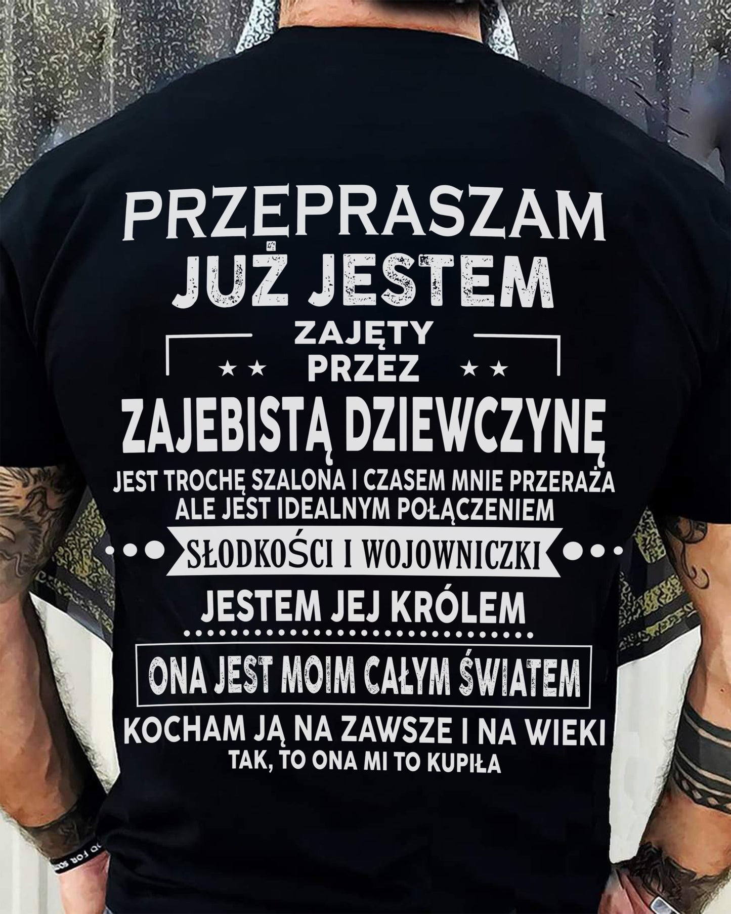 Hej, piękna dziewczyno – Idealny prezent dla Twojego chłopaka lub męża - (SKU07-55-00) - TW07-00