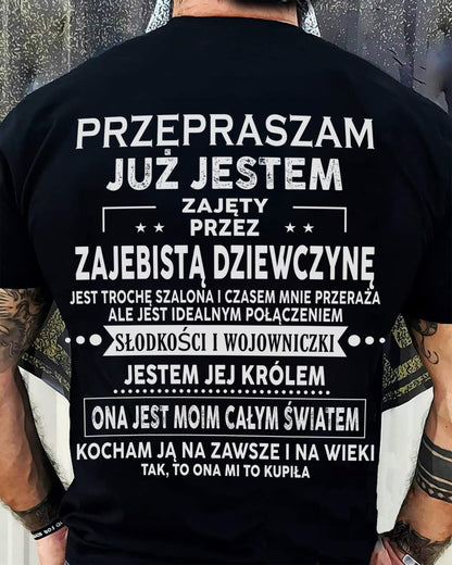 Hej, piękna dziewczyno – Idealny prezent dla Twojego chłopaka lub męża - (SKU07-55-00) - TW07-00