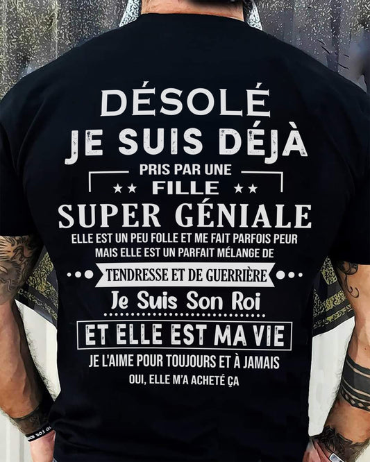 Fille géniale - Cadeau parfait pour votre petit ami, votre mari (SKU04-111-00)