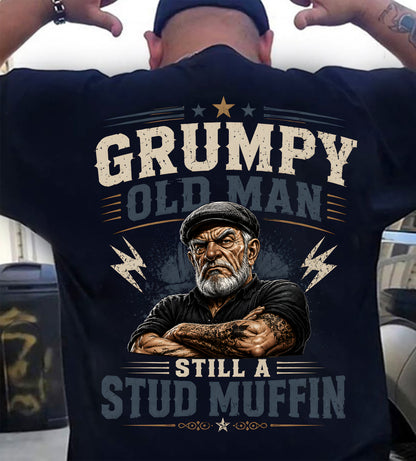 GRUMPY OLD MAN - T-SHIRT FOR MEN - (SKU2608-52-00)
