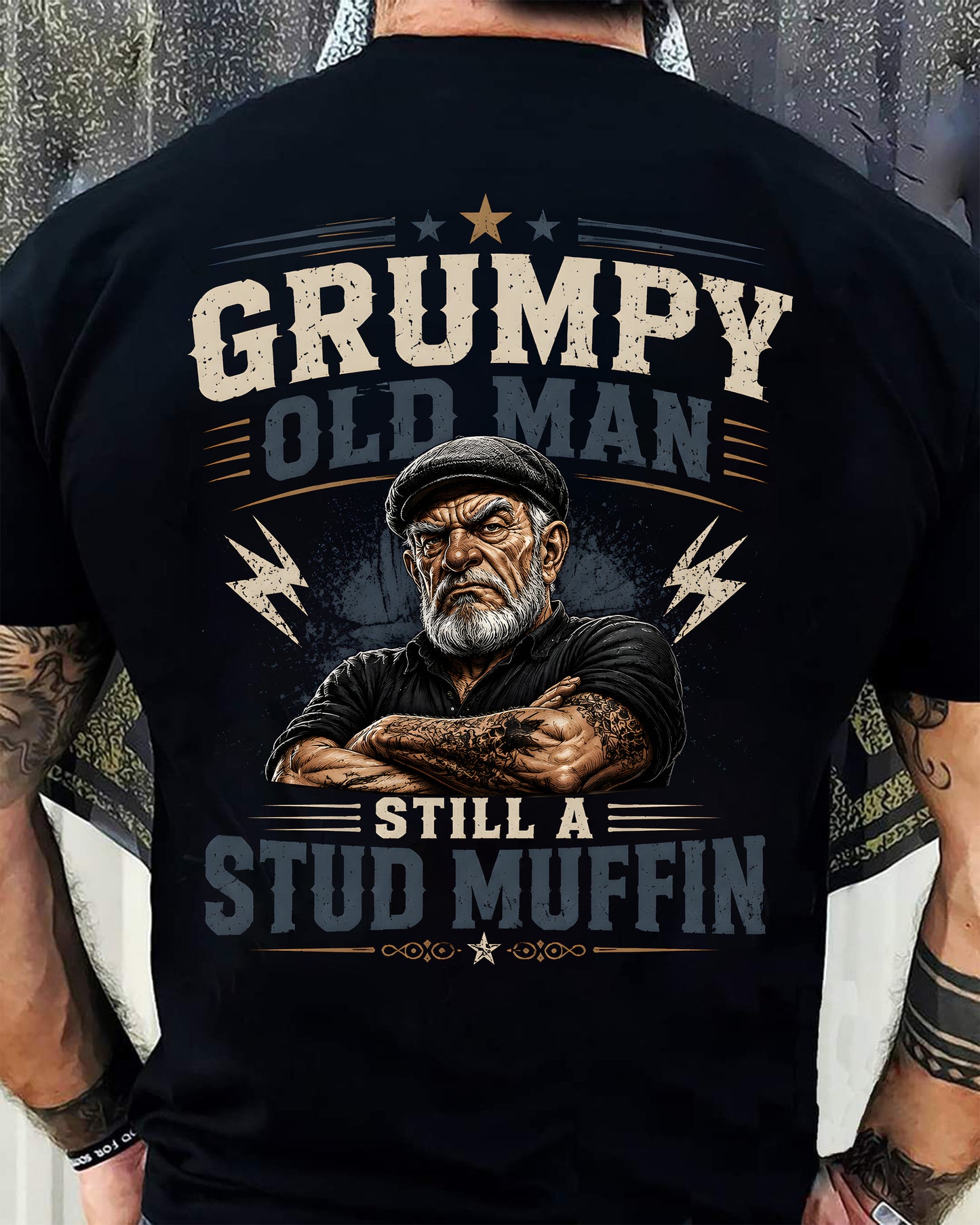GRUMPY OLD MAN - T-SHIRT FOR MEN - (SKU2608-52-00)
