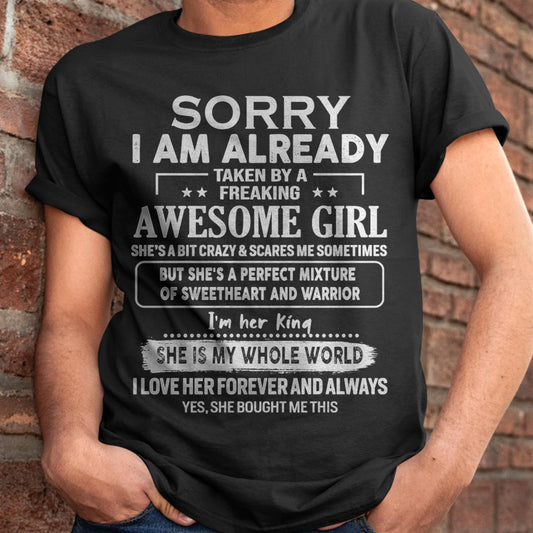 Awesome Girl - Perfect Gift For Your Boyfriend, Husband (SKU06-39-00)