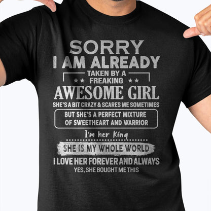 Awesome Girl - Perfect Gift For Your Boyfriend, Husband (SKU06-39-00)