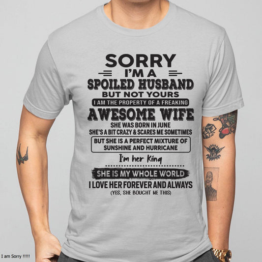 June - Awesome Wife - Perfect gift for your husband (SKU06-06-06)
