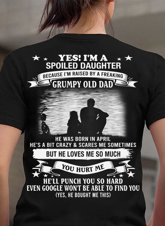 April - Grumpy Old Dad - Perfect gift for your daughter (SKU2604-192-04)