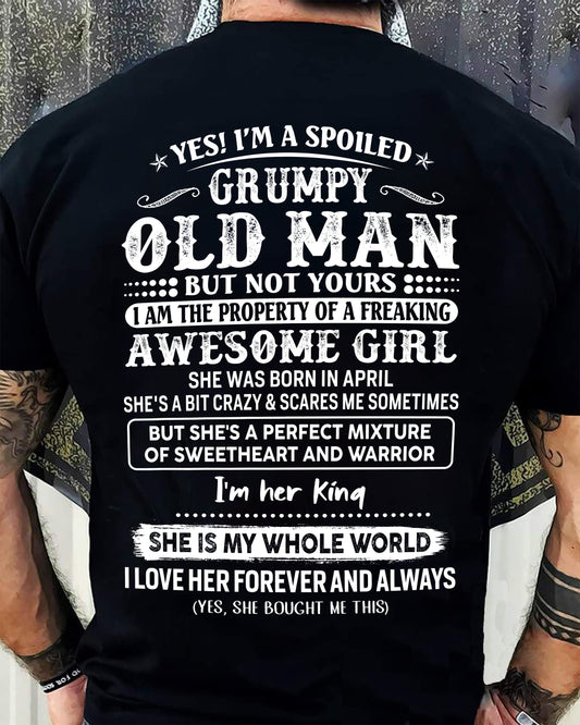 April - Yes! I'm A Grumpy Old Man - Perfect gift for your husband (SKU2602-56-04)
