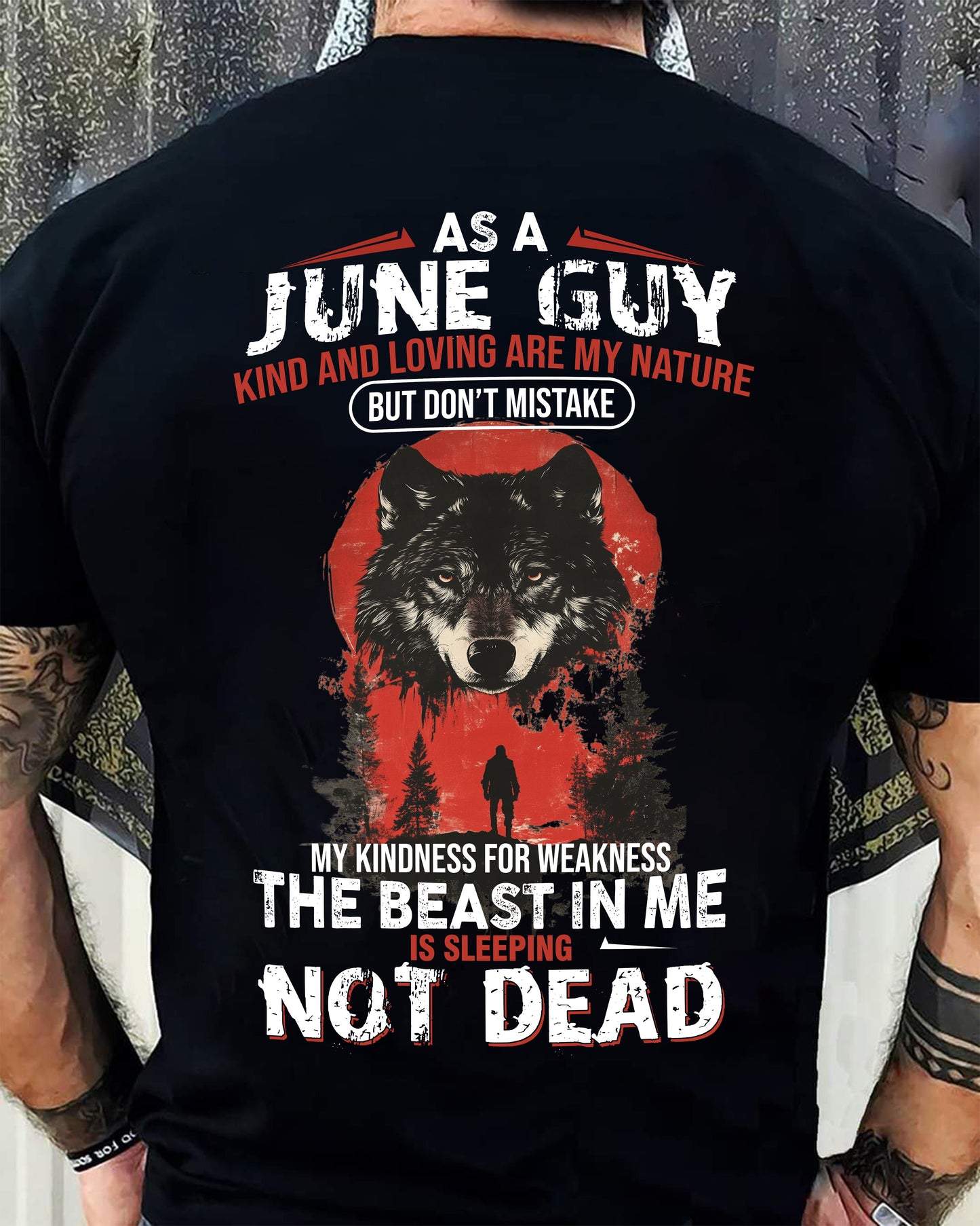 JUNE - KIND AND LOVING ARE MY NATURE - BIRTHDAY T-SHIRT FOR MEN - NTTD06 (SKU26T-01-17-06)