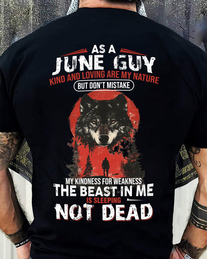 JUNE - KIND AND LOVING ARE MY NATURE - BIRTHDAY T-SHIRT FOR MEN - NTTD06 (SKU26T-01-17-06)