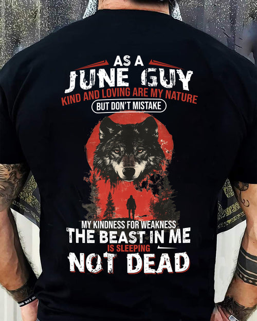 JUNE - KIND AND LOVING ARE MY NATURE - BIRTHDAY T-SHIRT FOR MEN - NTTD06 (SKU26T-01-17-06)