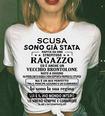 Fantastico fidanzato nato a Giugno - Regalo speciale per la tua ragazza (SKU2605-187-06)