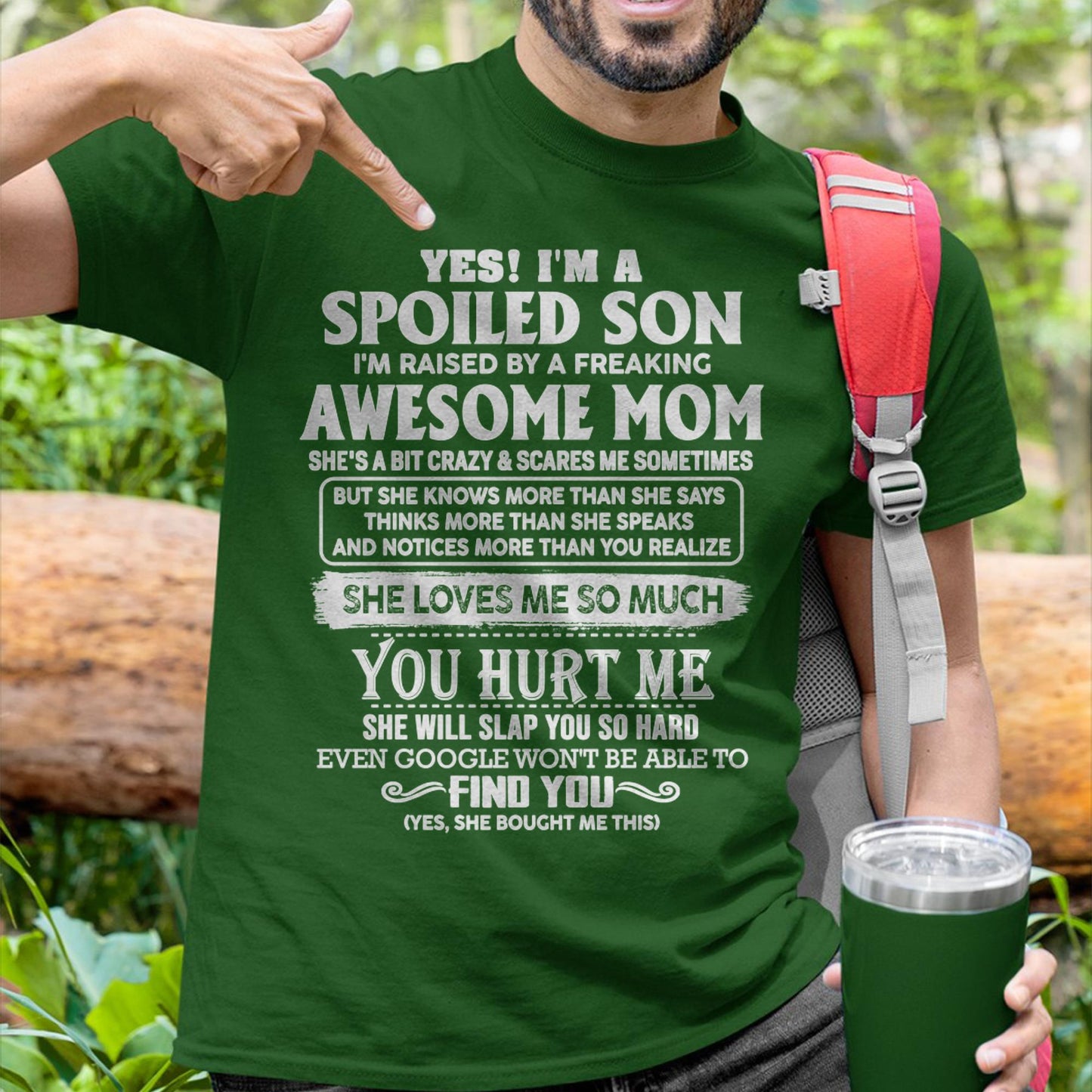 Awesome Mom - Perfect Gift For Your Spoiled Son (SKU05-47-00)