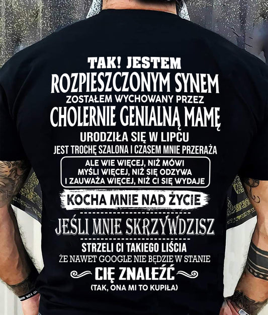 Lipiec - Wspaniała Mama – Idealny prezent dla Twojego syna (SKU2605-309-07)