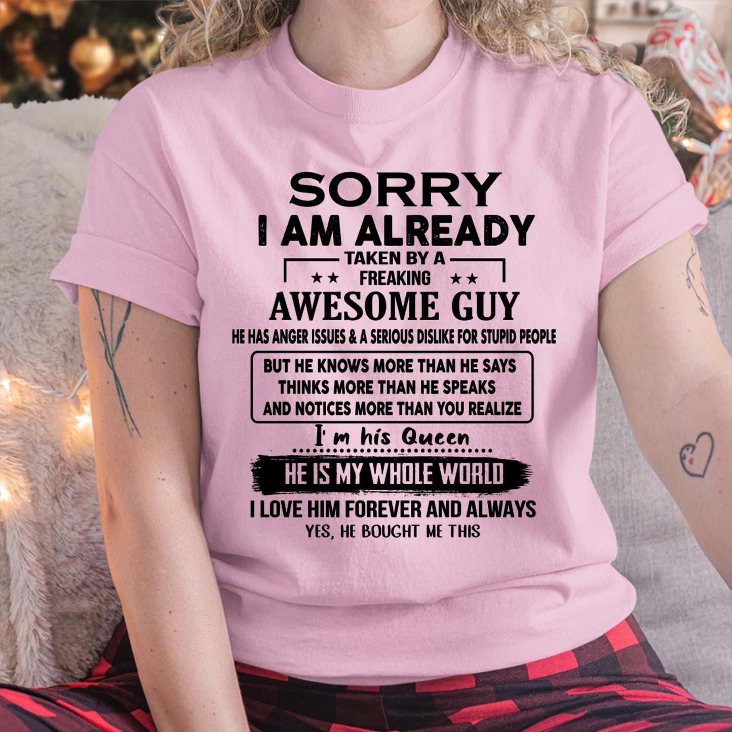 Awesome Guy - Perfect gift for your girlfriend or wife (SKUT08-11-00)