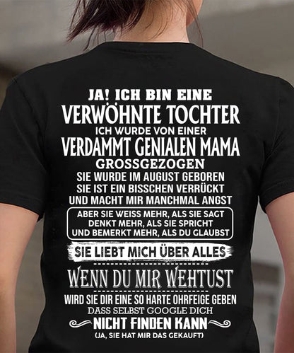 August - Fantastische Mama – Perfektes Geschenk für deine Tochter (SKU2605-341-08)