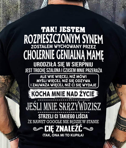 Sierpień - Wspaniała Mama – Idealny prezent dla Twojego syna (SKU2605-309-08)