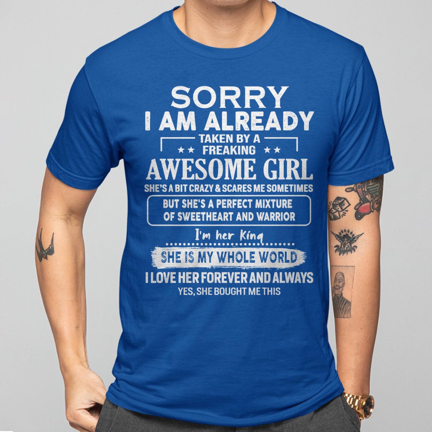 Awesome Girl - Perfect Gift For Your Boyfriend, Husband (SKU06-39-00)
