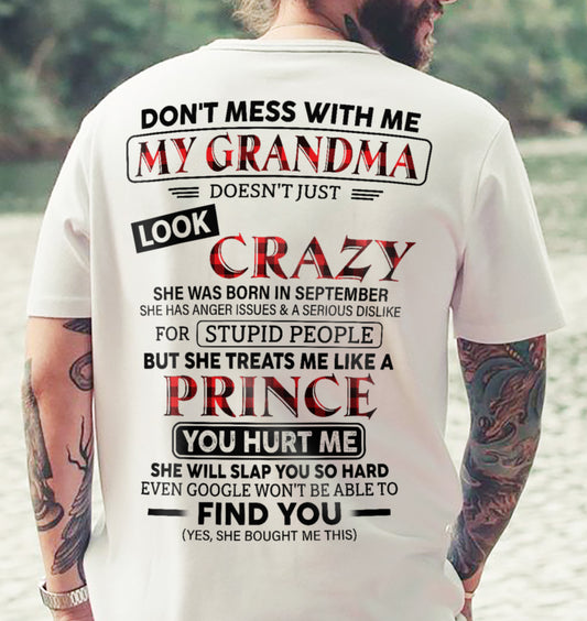 September - Awesome Grandma - Perfect gift for you grandson (SKU2606-336-09)