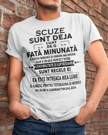 Acesta este tricoul pentru tine. Fă-o să zâmbească în fiecare zi când porți acest tricou - (SKU-RO-SRNAM-00) TW07-00 ROMANIA