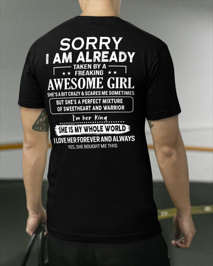 Awesome girl - Perfect gift for your boyfriend, husband - (SKU04-86) - TW07-00