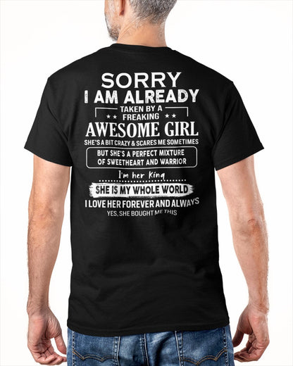 Awesome girl - Perfect gift for your boyfriend, husband - (SKU04-86) - TW07-00