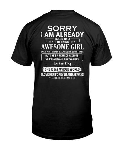 Awesome girl - Perfect gift for your boyfriend, husband - (SKU04-86) - TW07-00