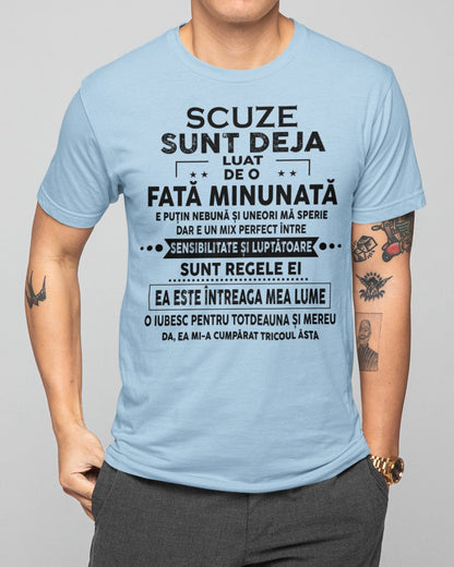 Acesta este tricoul pentru tine. Fă-o să zâmbească în fiecare zi când porți acest tricou - (SKU-RO-SRNAM-00) TW07-00 ROMANIA