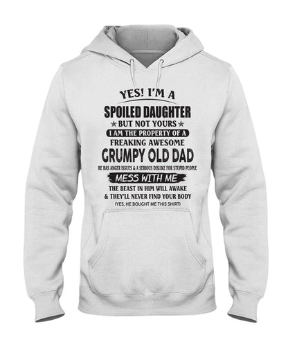 Yes! I'm a Spoiled Daughter - The perfect gift for your daughter - (SKU07-17-00) - TW07-00