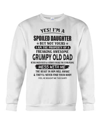 Yes! I'm a Spoiled Daughter - The perfect gift for your daughter - (SKU07-17-00) - TW07-00