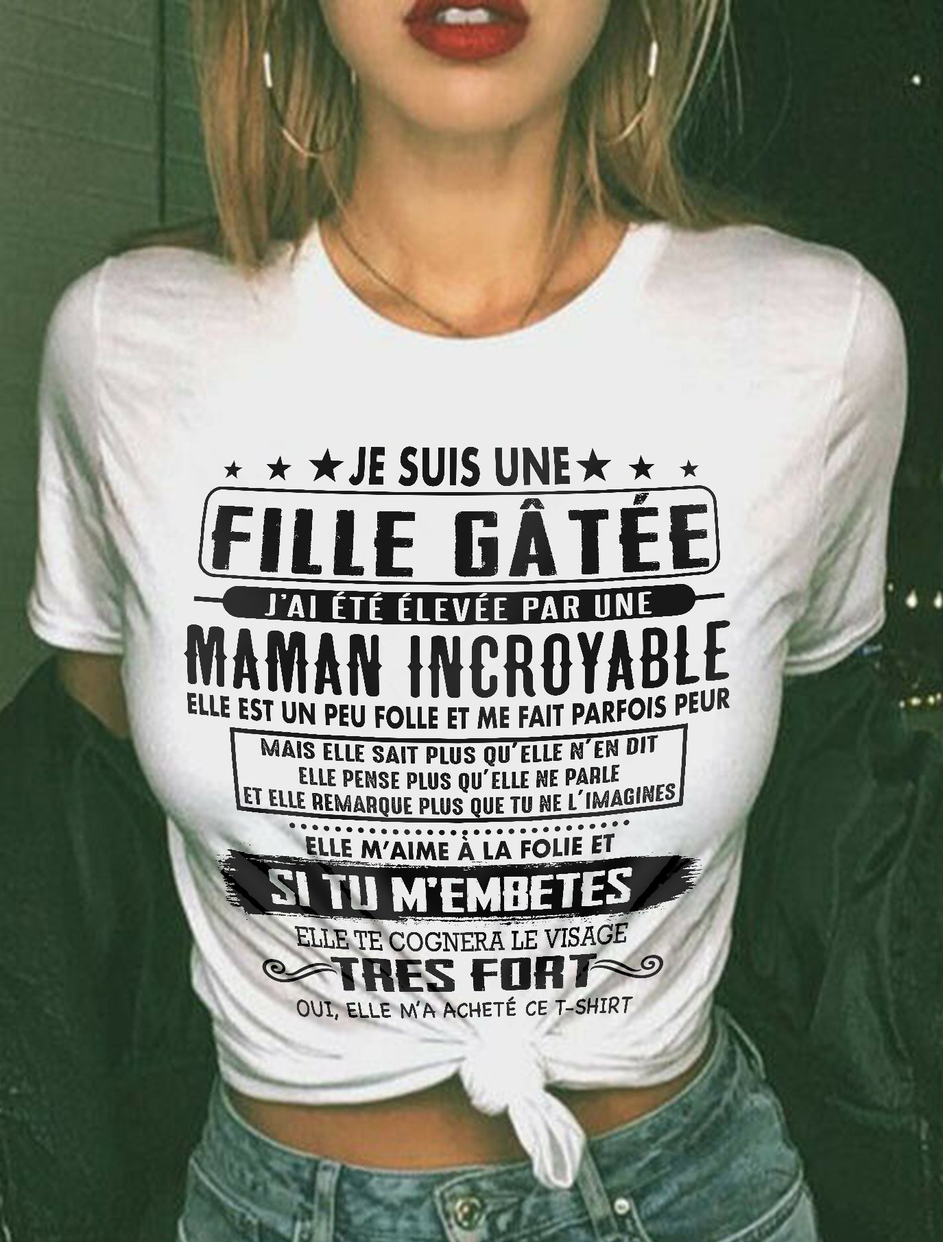 Maman géniale - Cadeau parfait pour ta fille (SKUFR-MD-00)