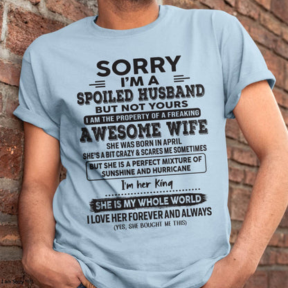 April - Awesome Wife - Perfect gift for your husband (SKU06-06-04)