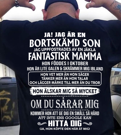 OKTOBER - Fantastisk mamma – Den perfekta presenten till din son (SKU2606-93-10)
