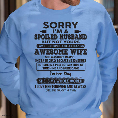 April - Awesome Wife - Perfect gift for your husband (SKU06-06-04)