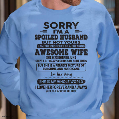 June - Awesome Wife - Perfect gift for your husband (SKU06-06-06)